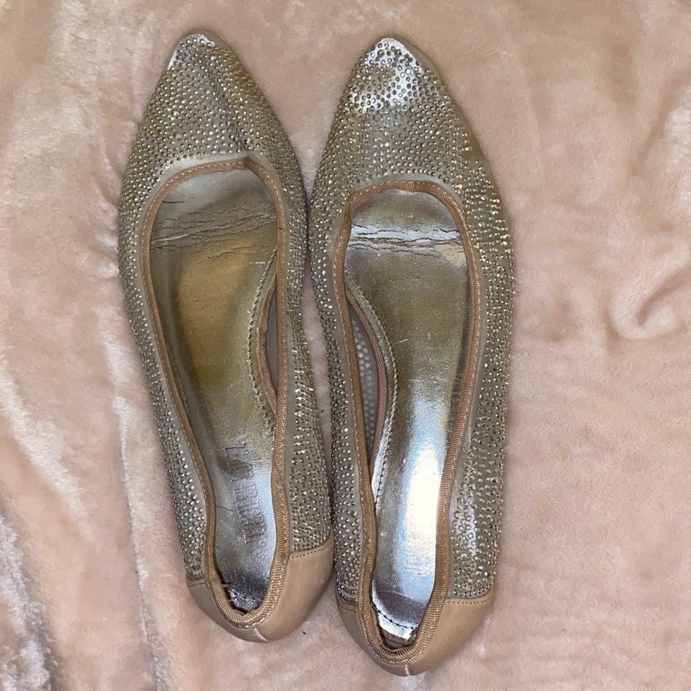 Jennifer Lopez sparkling flats